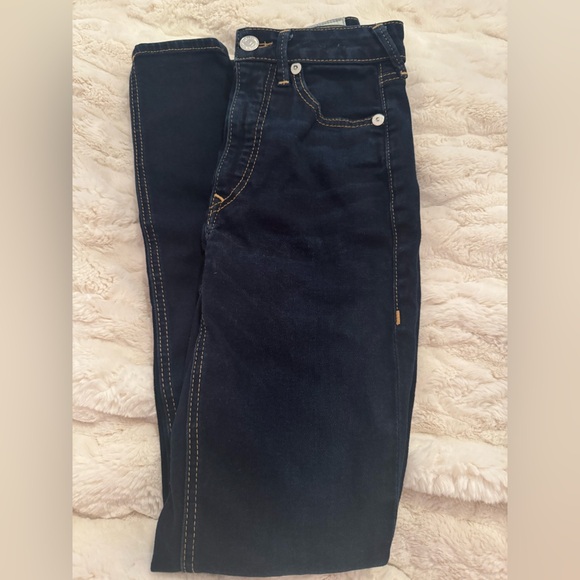 Women’s True Religion High-Rise Skinny Dark Denim Jeans - Picture 2 of 6